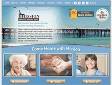 Tablet Screenshot of homewithmission.com